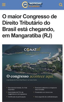 Miniatura da matéria sobre o CONATRI no Notícias 24 Horas